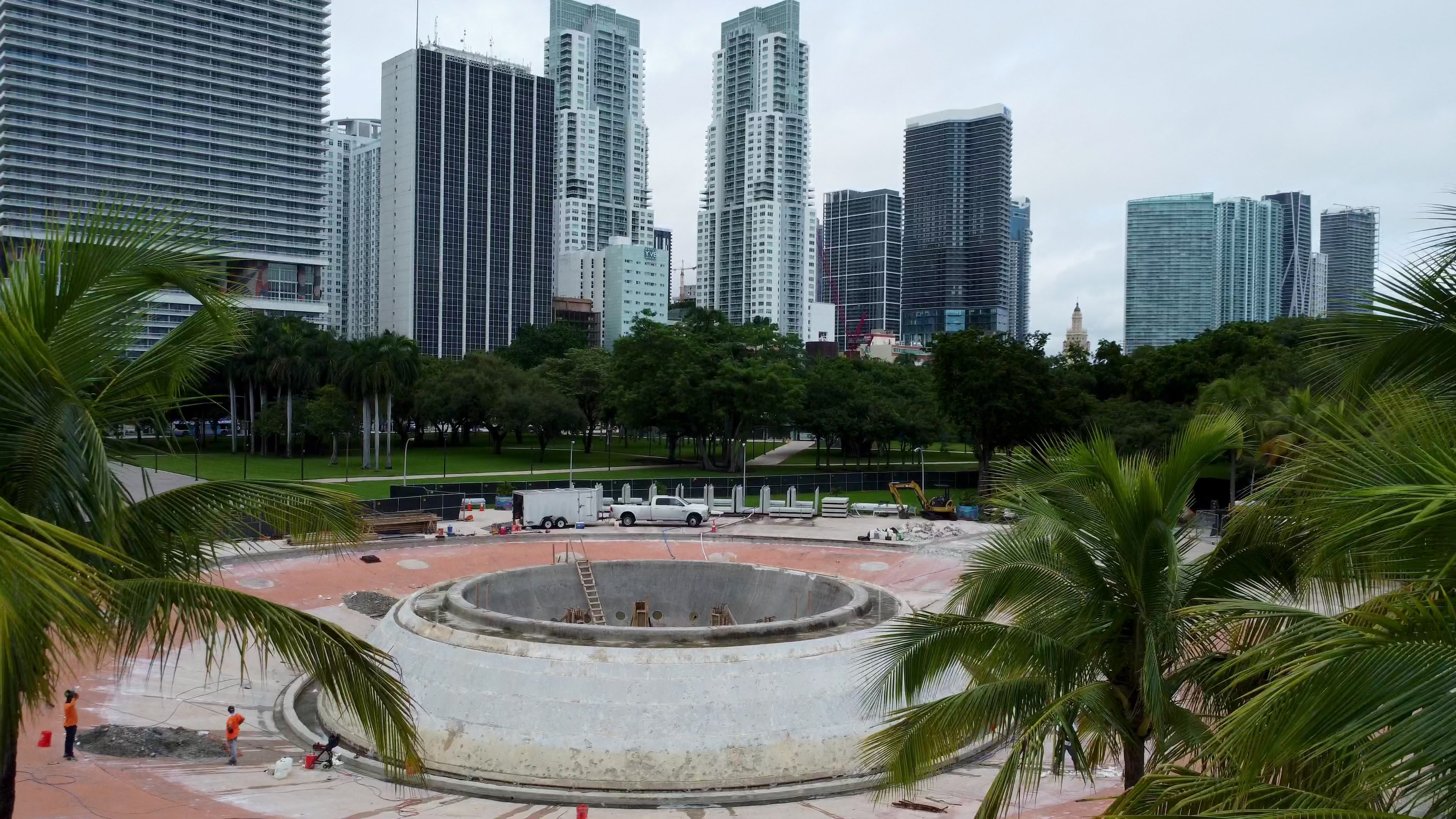 Load video: Drone Miami Skyline